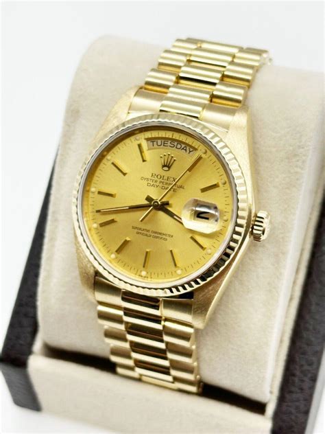 18048 rolex day date|rolex 18038 production years.